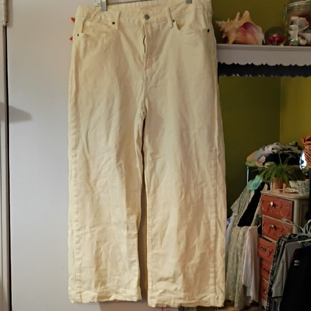Old Navy Yellow Jeans